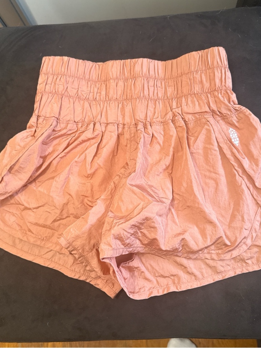 Women’s High-Waist Elastic Flow Shorts - Pink